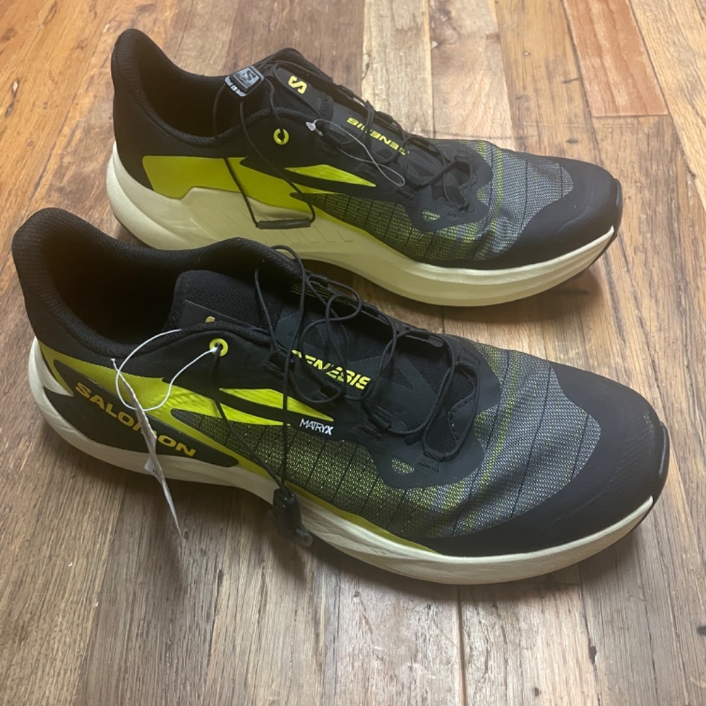 NWOT New Salomon Genesis Trail Running Shoes 11.5 - Picture 2 of 7